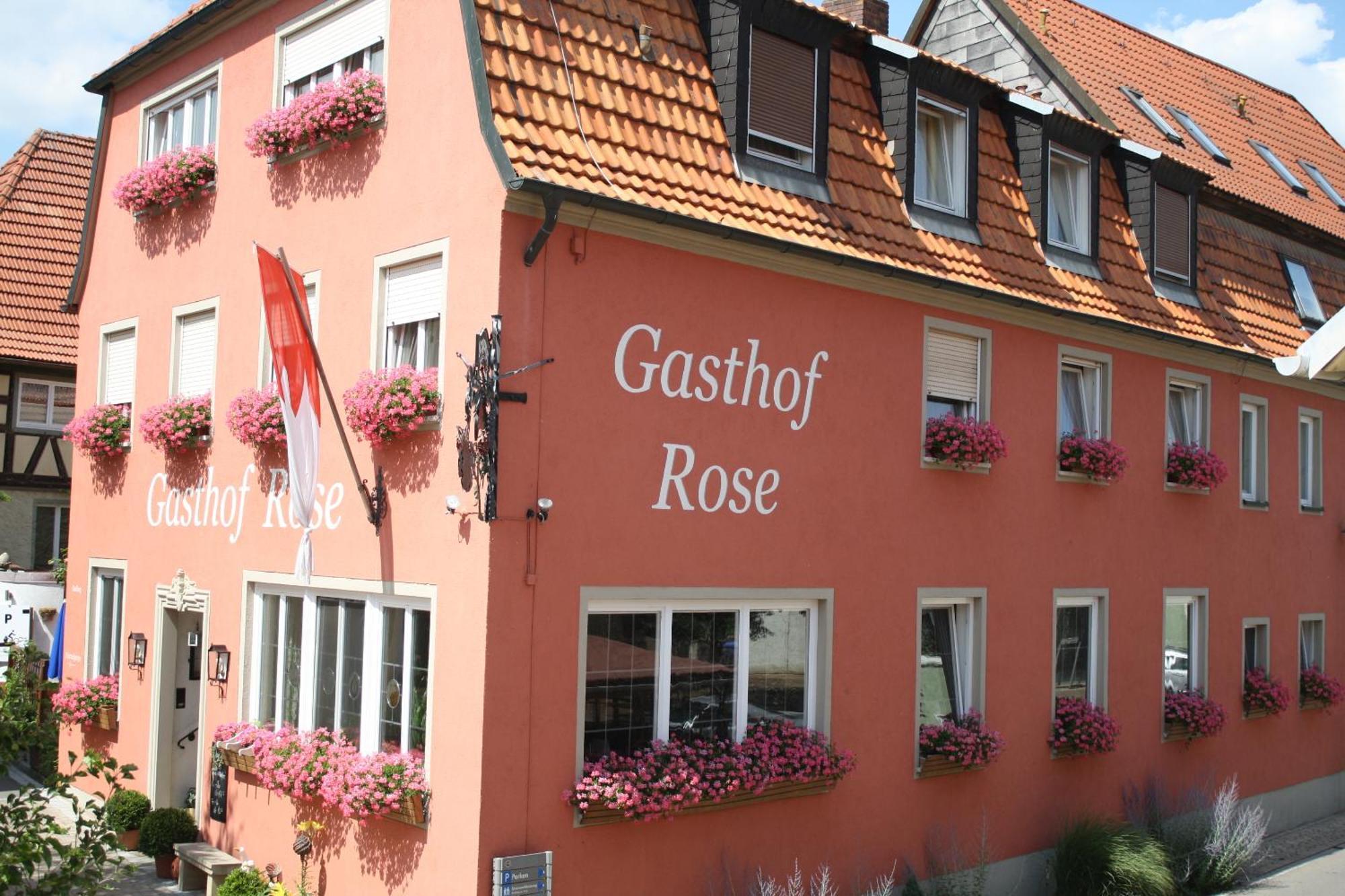 Gasthof Hotel Rose Obereisenheim Buitenkant foto